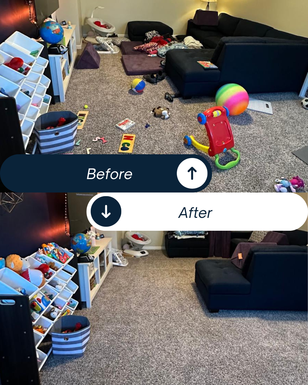 Beige Minimalist Beauty Before After Collage Instagram Post (1)